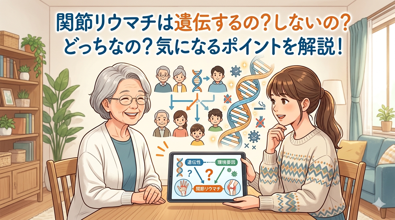 関節リウマチと遺伝について