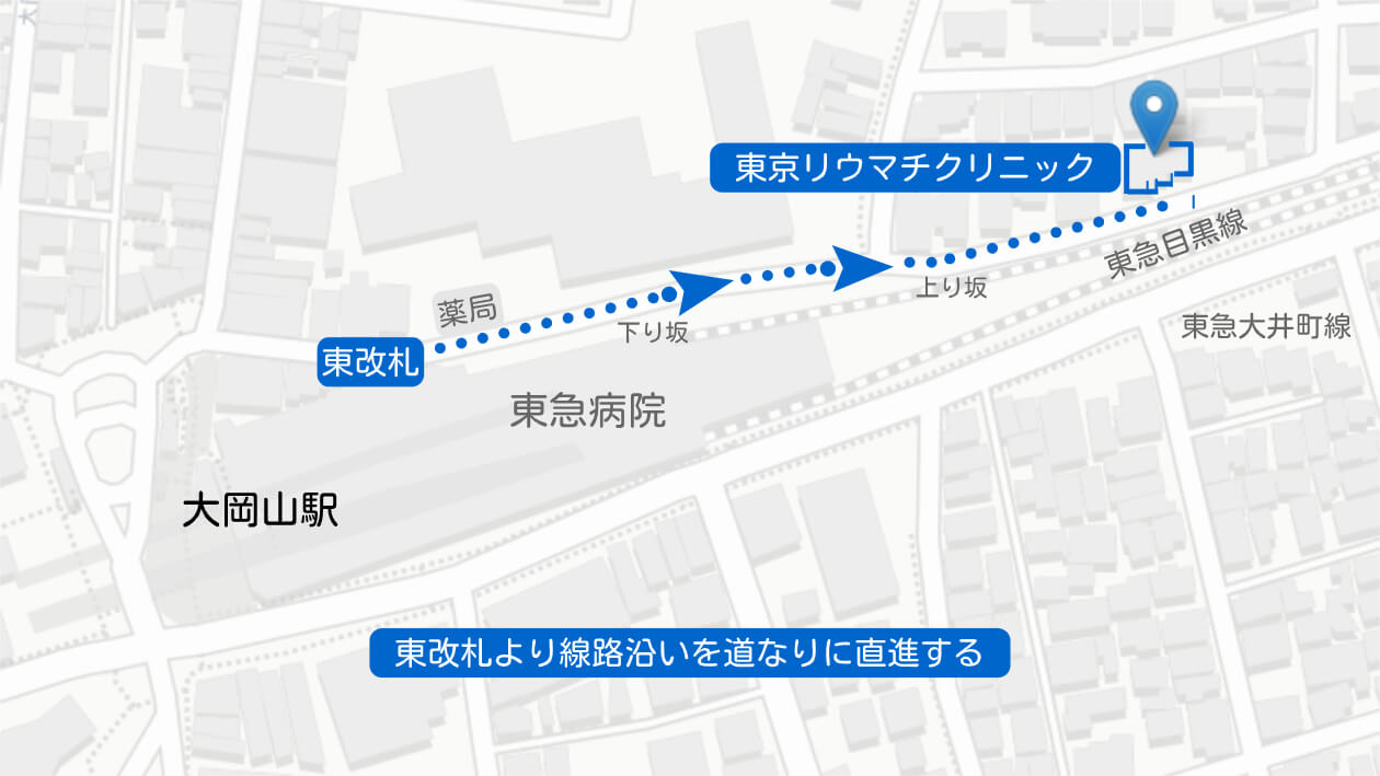 大岡山クリニック アクセスマップ